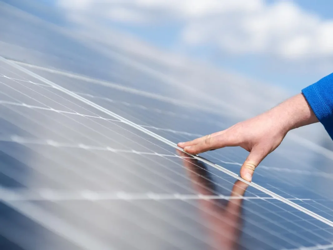 Residential solar panels installation