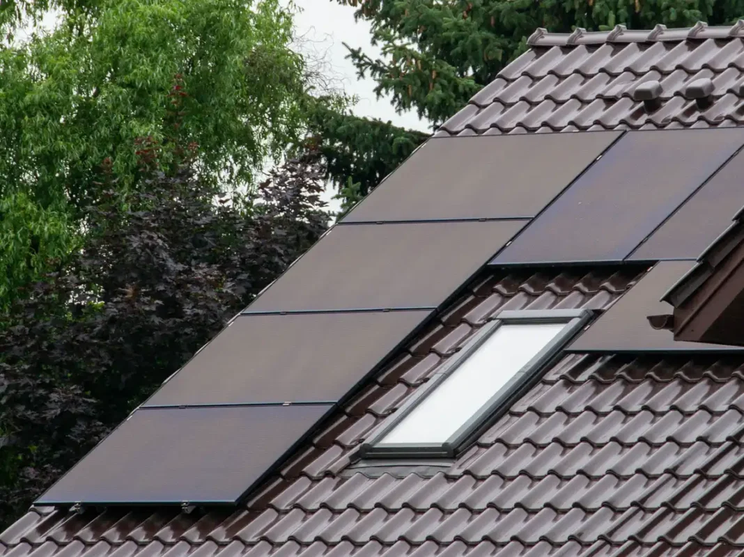 Residential solar panels system