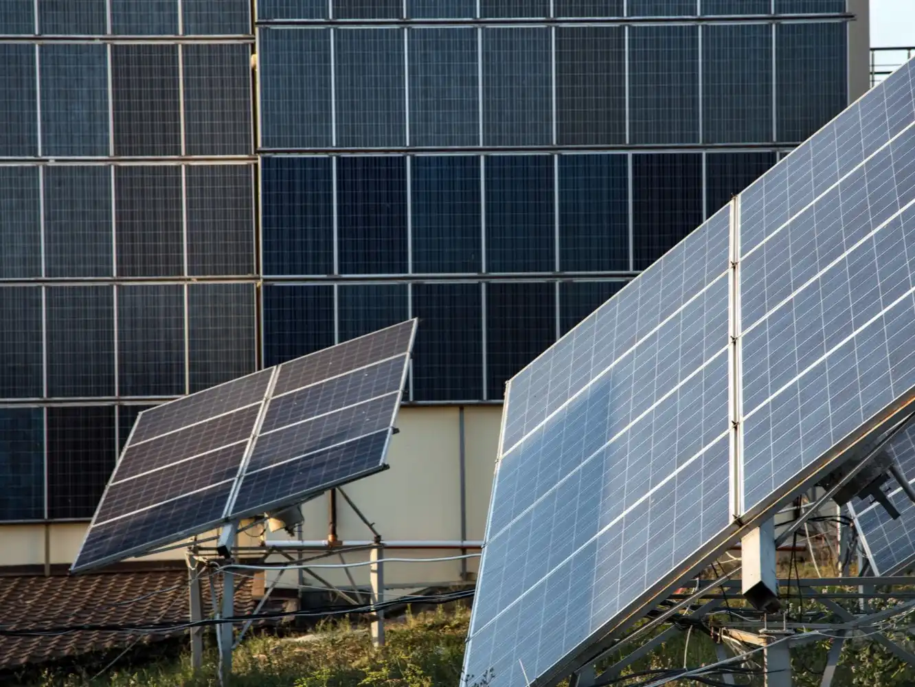 Top solar panels
