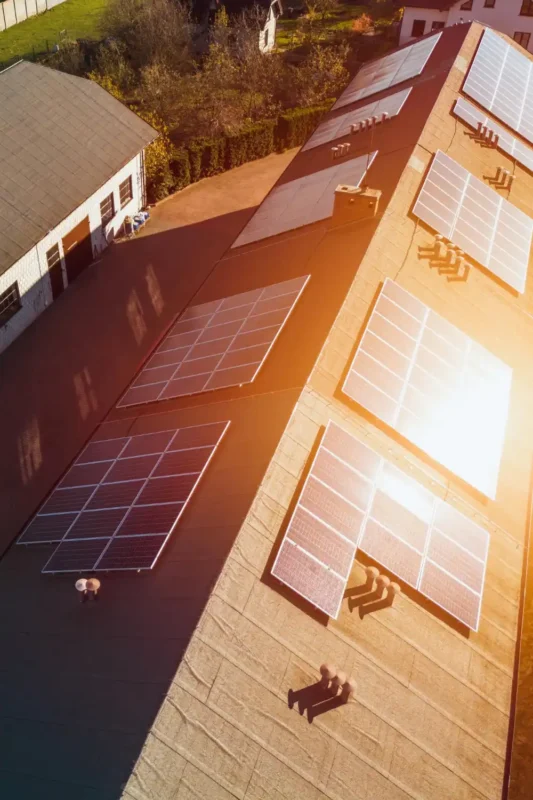 Comunity neighborhood solar panels