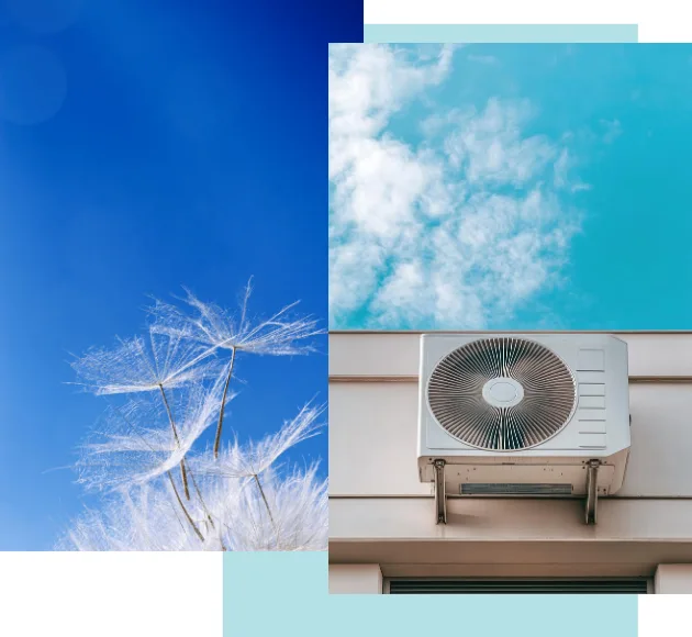 Heating and cooling aerothermal