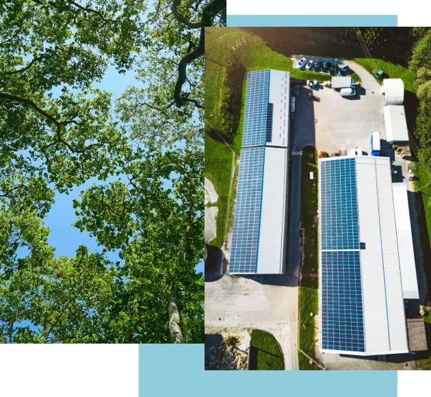 Industrial solar panels